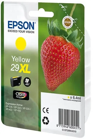 Epson Cart. Ink Giallo 29Xl Serie Fragola - immagine 1