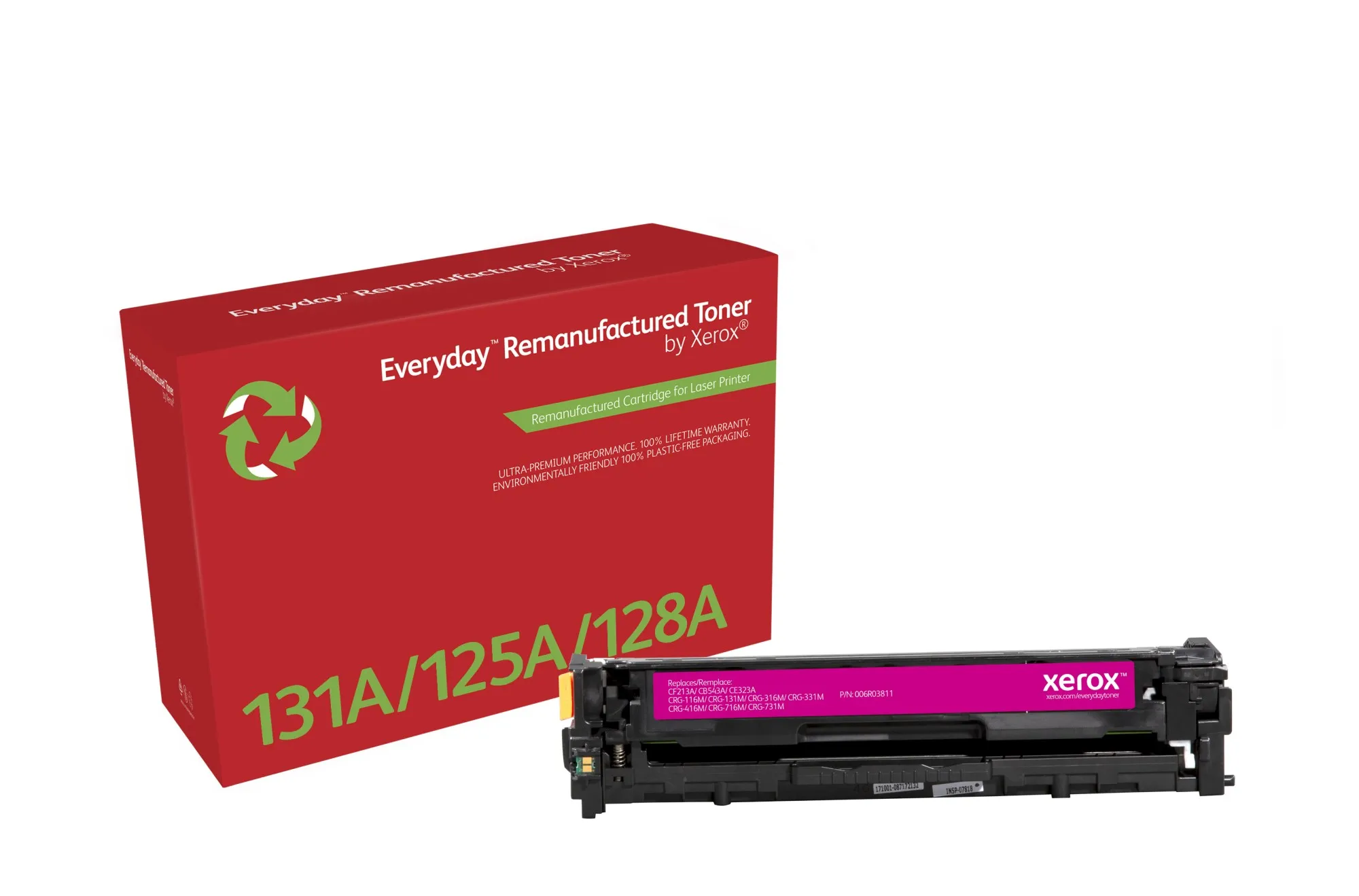 Compatibile Everyday Toner Magenta compatibile con HP 131A/125A/ 128A (CF213A/ CB543A/ CE323A/ CRG-116M/ CRG-131M) - immagine 1