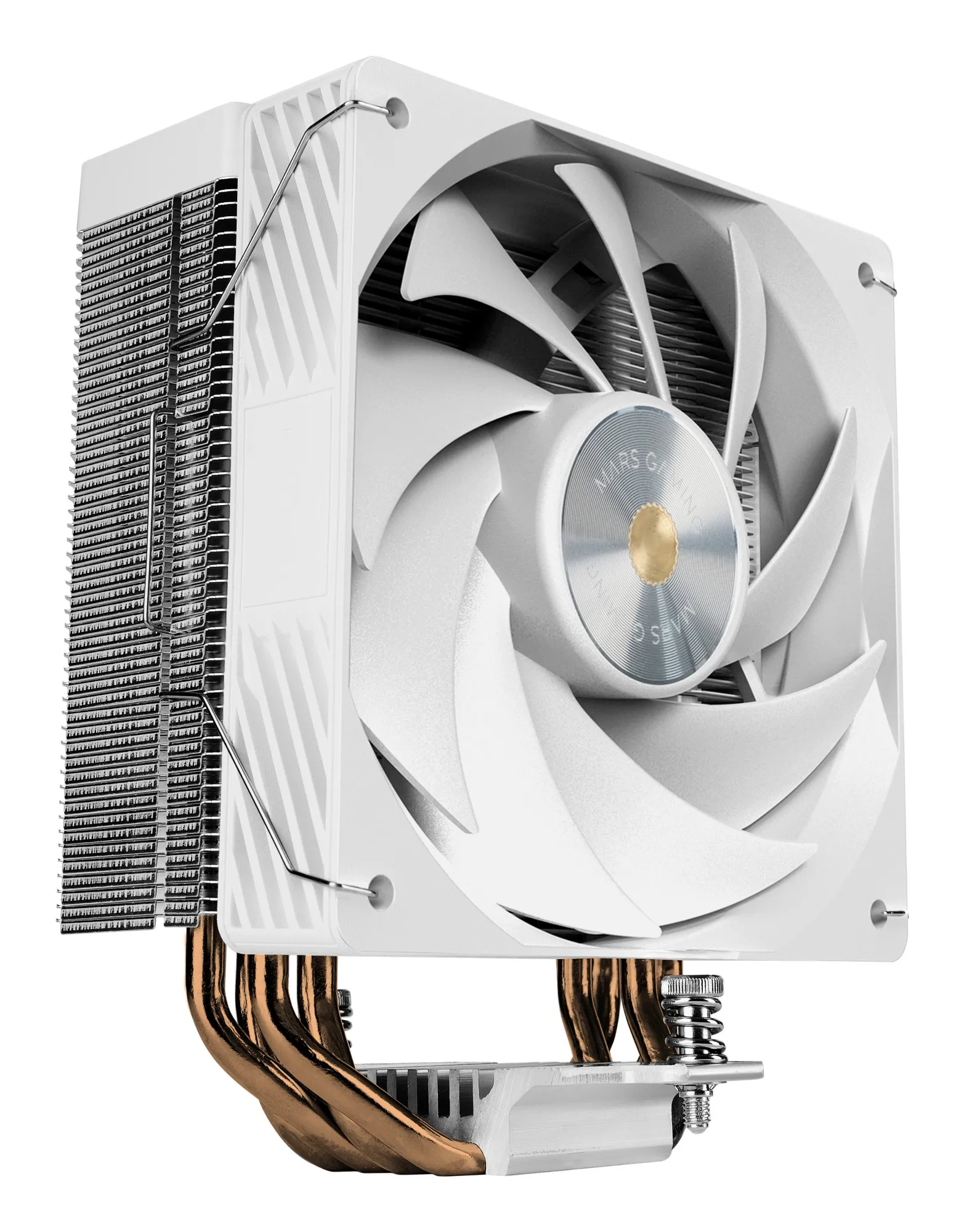 Dissipatore per CPU Mars Gaming MCPU-X4 con potenza 230W - Ventola PWM da 120mm - 4 Heatpipe HCT - Alette in alluminio - 120x68x154mm - Bianco - immagine 1