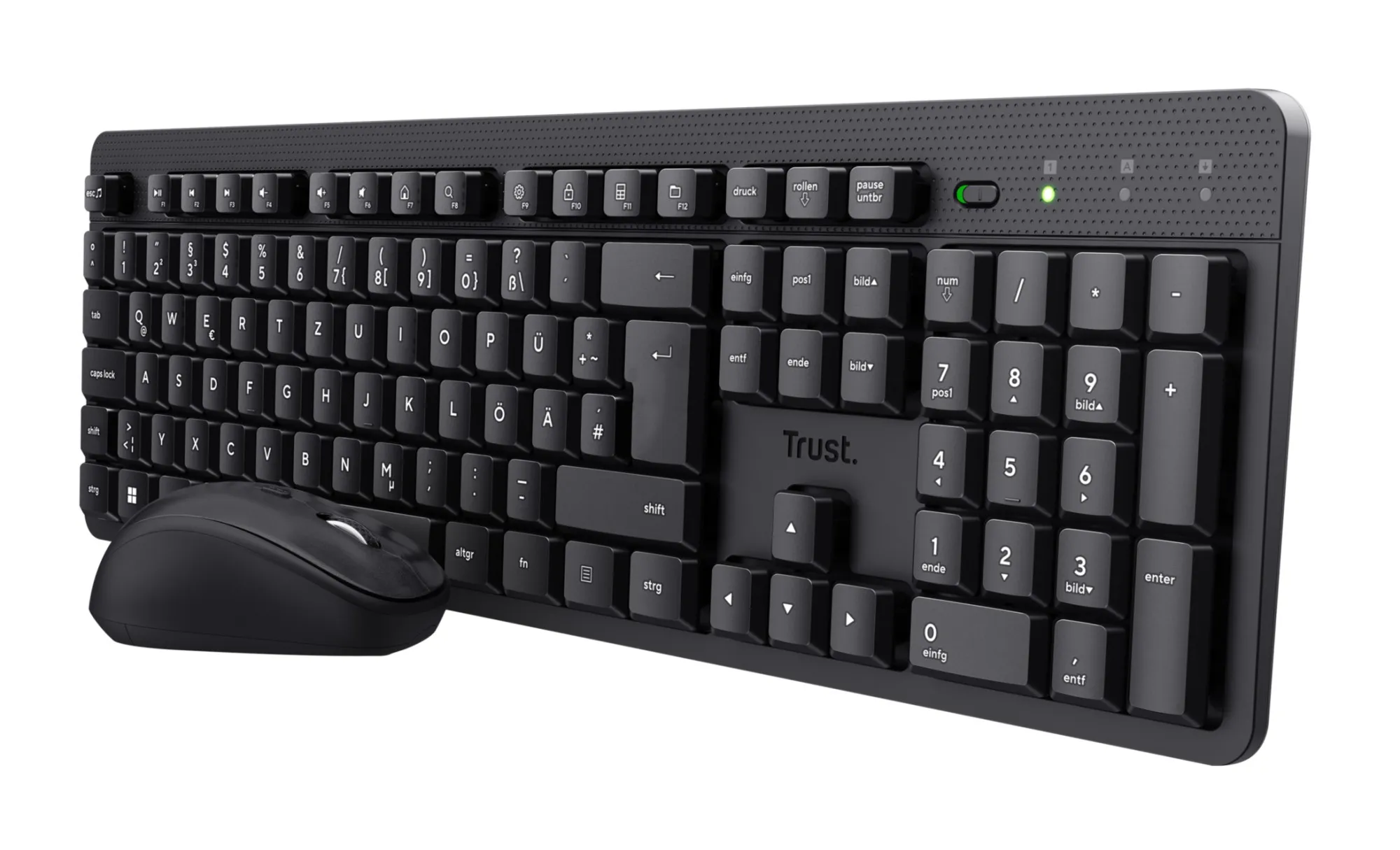 Trust Bundle Tkm-360 Tastiera + Mouse Wireless - immagine 1