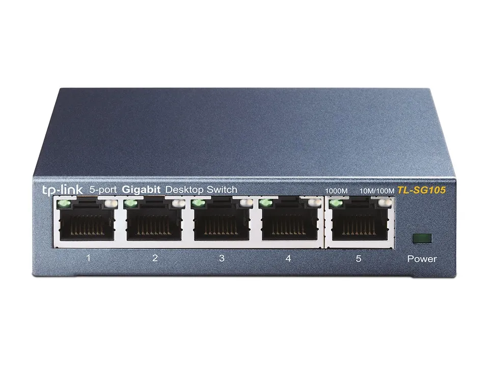 Switch 5P Gigabit Metal Case Tplink - immagine 1