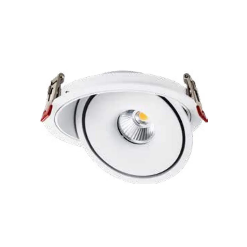V-TAC Faretto LED COB da Incasso Rotondo 20W 165*50mm Colore Bianco 3in1 - immagine 1