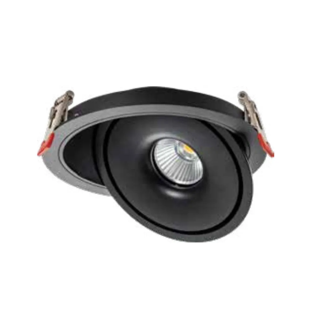 V-TAC Faretto LED COB da Incasso Rotondo 20W 165*50mm Colore Nero 3in1 - immagine 1