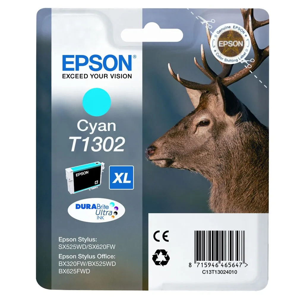 Epson Cart Ink Ciano Per So B42Wd/Wf Pro 7015 Serie Xl Cervo - immagine 1