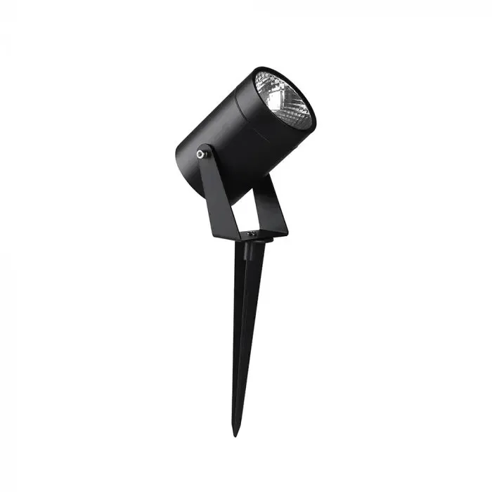 V-TAC Faretto LED da Giardino 10W con Picchetto Colore Nero 4000K IP65 - immagine 1
