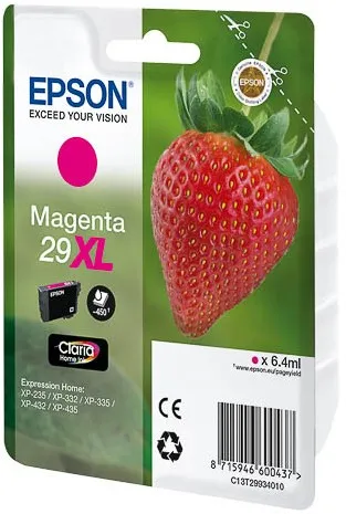 ORIGINALE Epson Cartuccia d'inchiostro magenta C13T29934012 29 XL 450 pagine 64ml XL - immagine 1