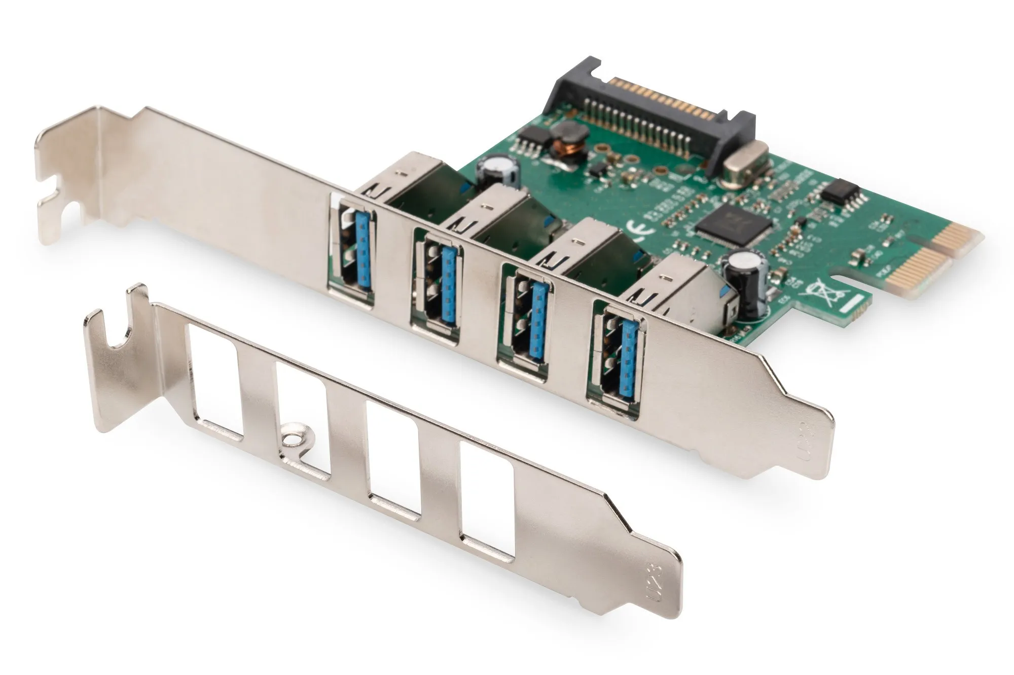 Scheda Aggiuntiva Pci-Express 4 Porte Usb 3.0 - immagine 1