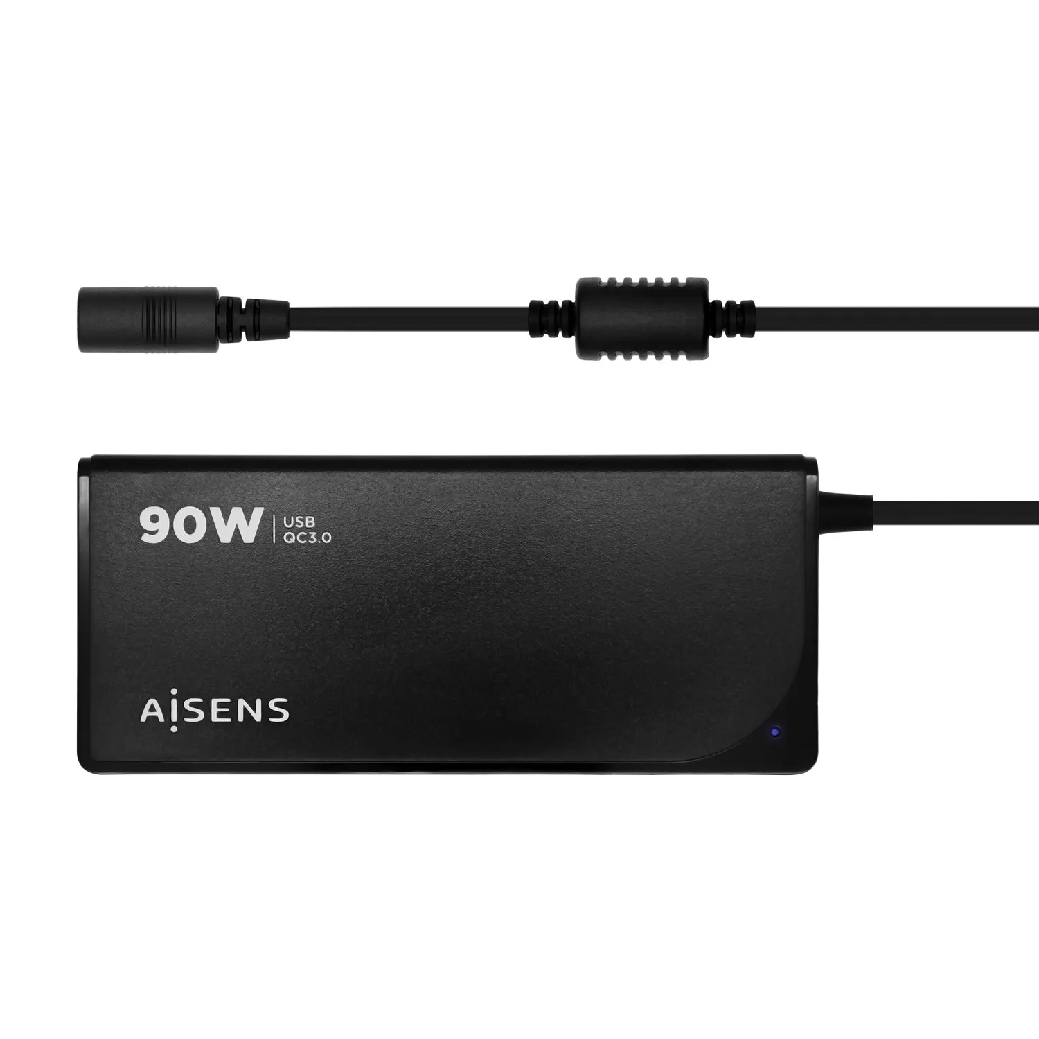 AISENS ASLC-90WAUTO-BK adattatore e invertitore Interno 90 W Nero - immagine 1