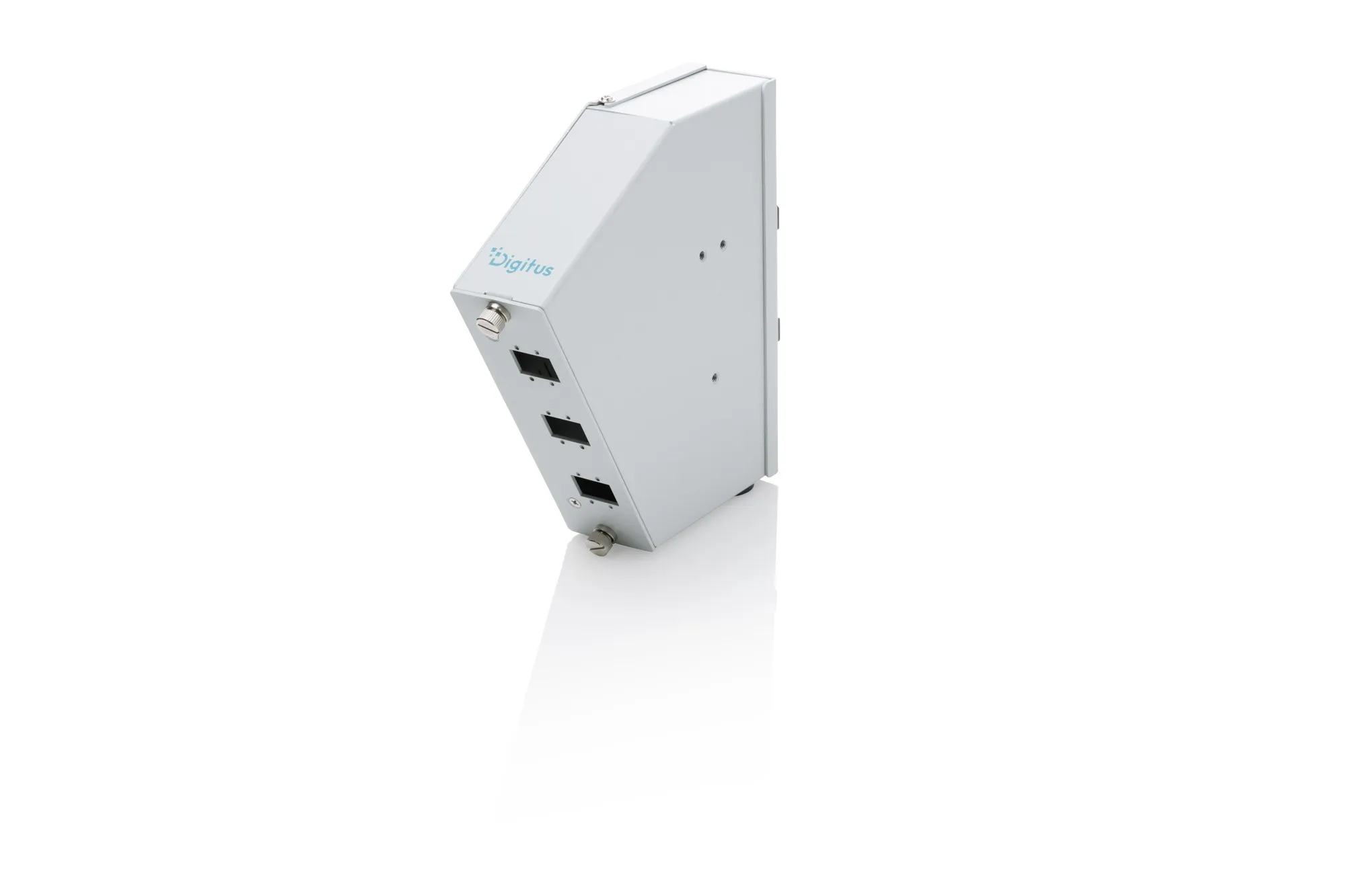 Digitus Distributore Di Giunzioni Su Guida Din Per Fibre Ottiche Angolare 6 Sc Sx/Lc Dx Grigio - immagine 1