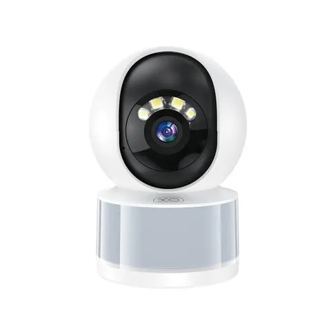 Telecamera di sicurezza WiFi XO CR11 - Motorizzata - Visione notturna - 3MP - Bluetooth - Bianca - immagine 1
