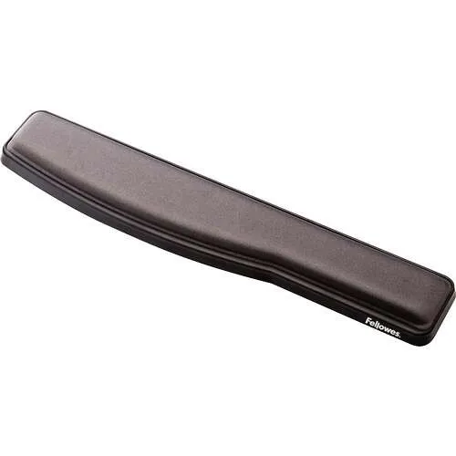 Fellowes Premium Gel Keyboard Wrist Rest - Angolo e altezza regolabili - Superficie in poliestere - Grafite - immagine 1