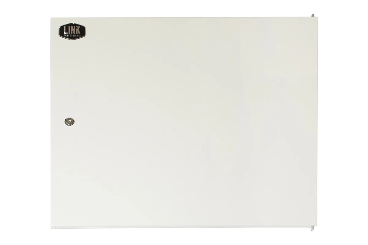 PORTA CHIUSA IN METALLO PIENO CON SERRATURA PER ARMADIO LINK 12U LK1912UGF GRIGIO - immagine 1