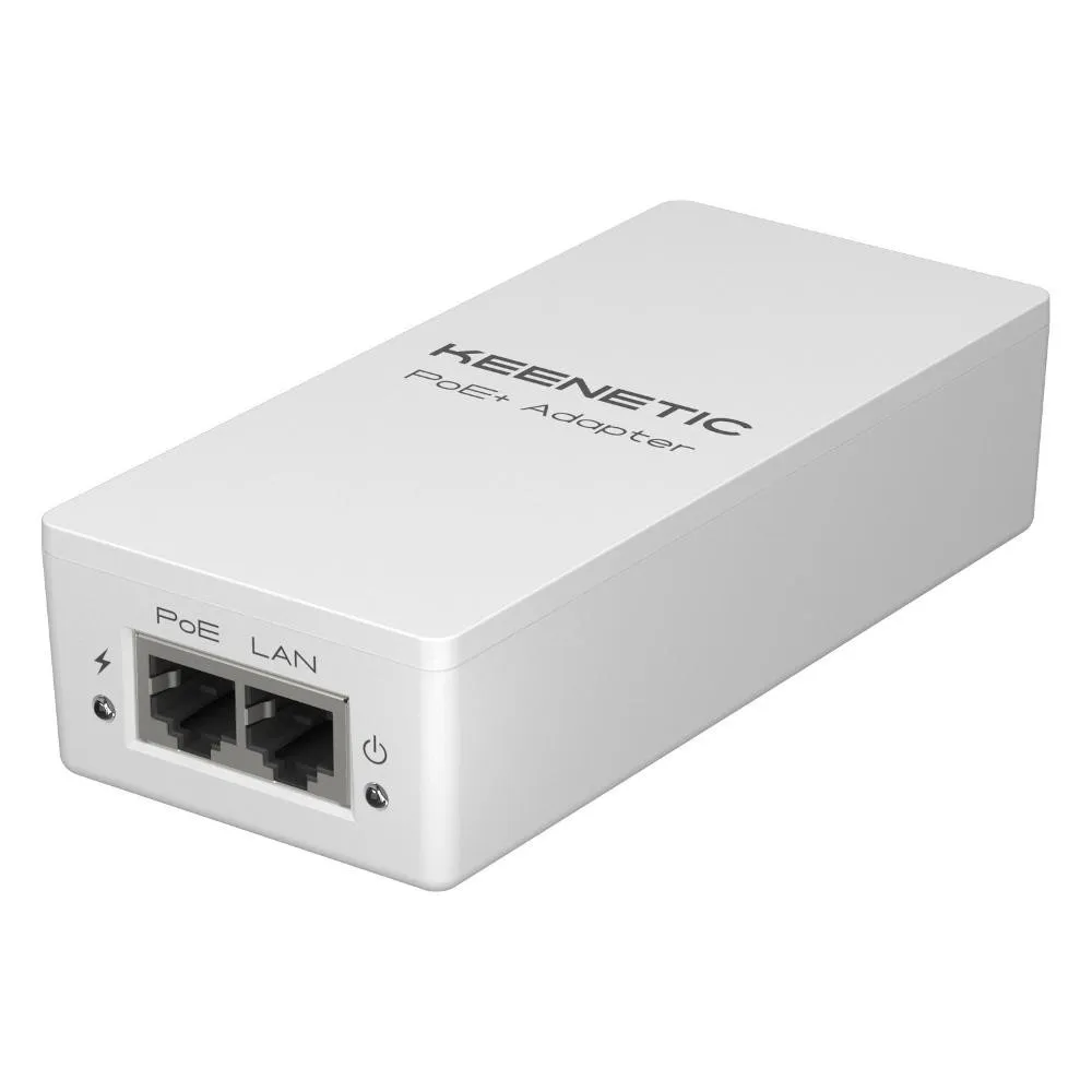 Keenetic Poe+ Adapter (Kn-4510) Iniettore Poe+ Conforme 802.3Af/At - immagine 1