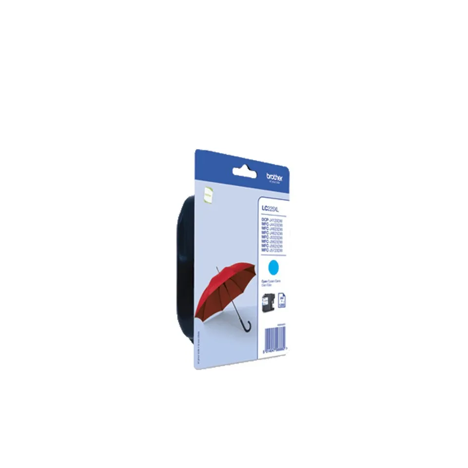 Originale Brother LC225XL cartuccia ciano - LC225XLCBP - immagine 1
