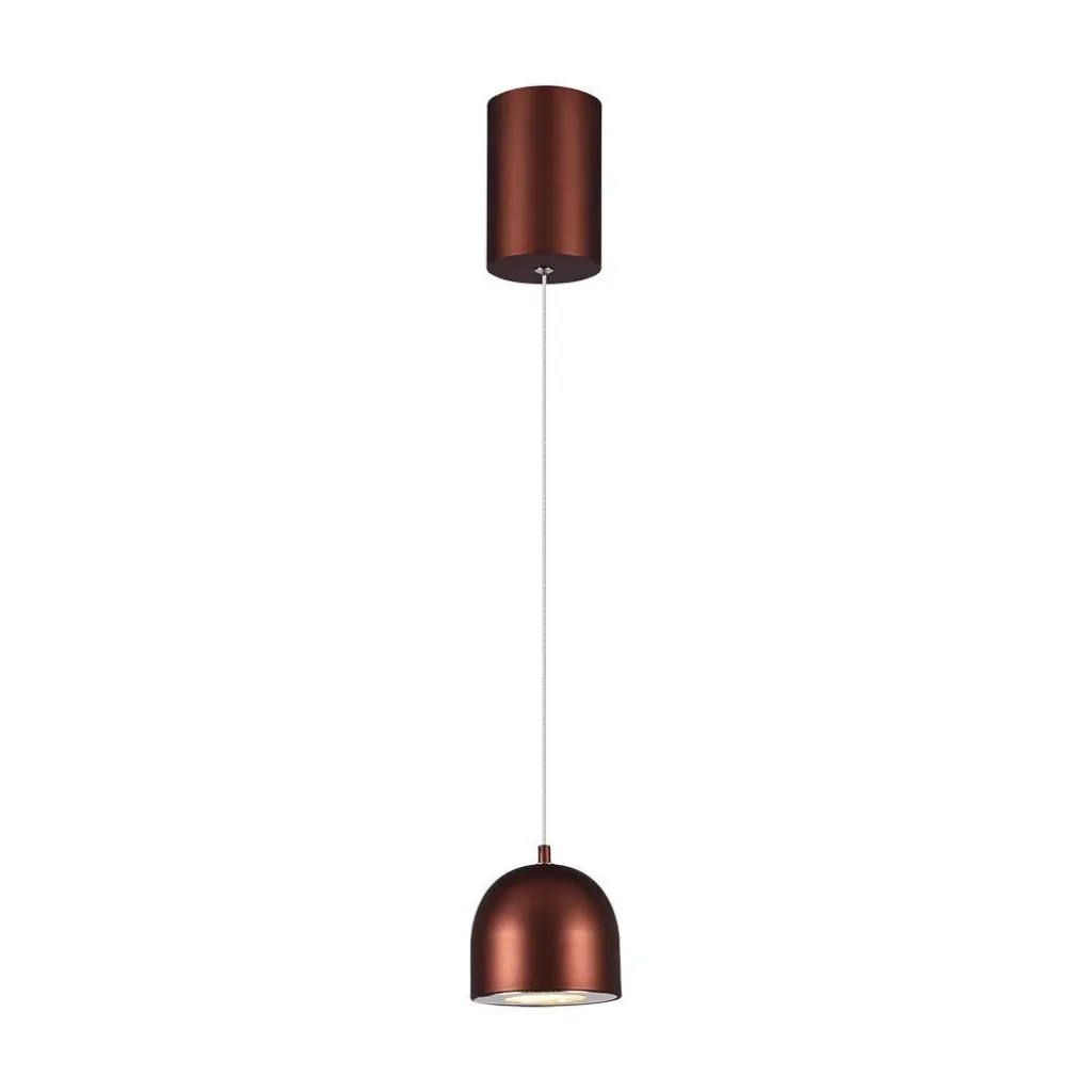 V-TAC Lampadario LED a Cilindro in Metallo 8.5W 10*162cm Colore Rame 3000K - immagine 1