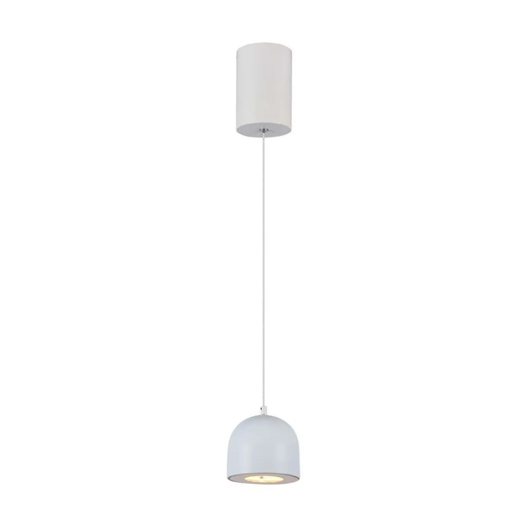 V-TAC Lampadario LED a Cilindro in Metallo 8.5W 10*162cm Colore Bianco 3000K - immagine 1