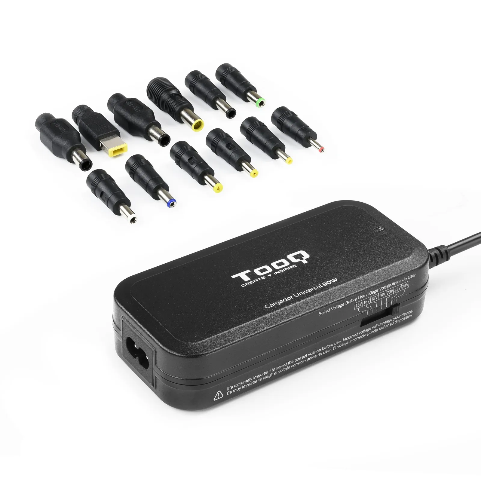 TooQ TQLC-90BS02M Caricabatterie per dispositivi mobili Nero Interno - immagine 1