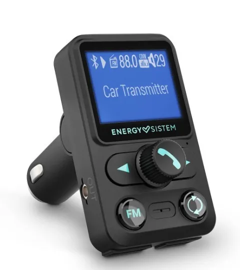 Energy Sistem Car FM Xtra 875 - 108 MHz Bluetooth/USB Nero - immagine 1