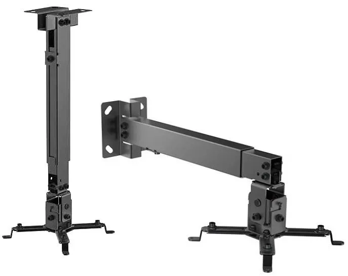Staffa Universale per Proiettore da Soffitto/Pavimento con Rotazione Regolabile Foratura Max 37cm - immagine 1