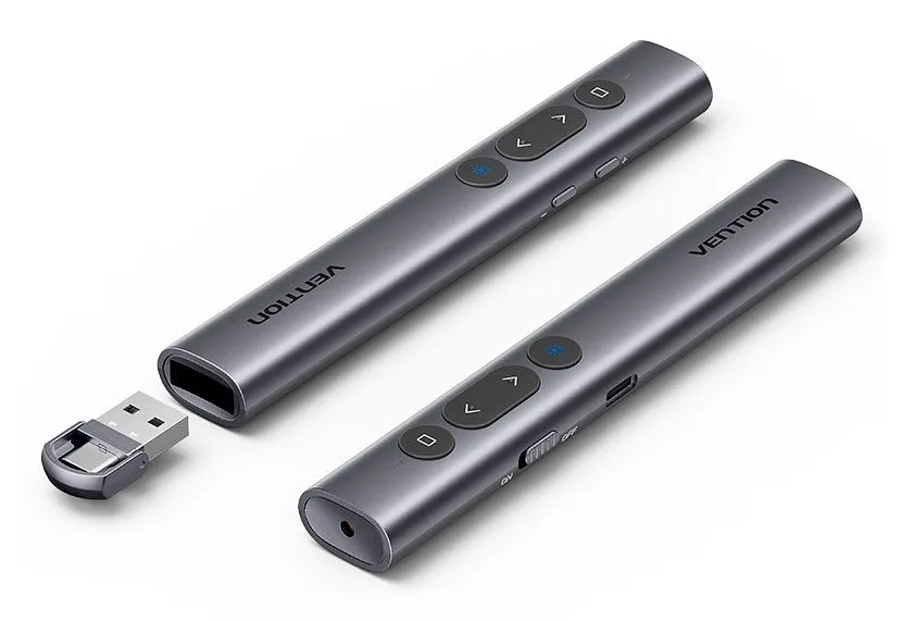 Vention KQJH0 puntatore wireless RF Grigio - immagine 1