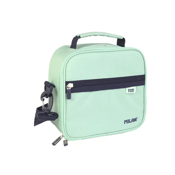 Borsa termica per alimenti Milan Collection 430 da 35 l - Include 3 contenitori per alimenti - Interno termicamente isolato - Apertura completa - Tracolla regolabile e rimovibile - Verde - immagine 1