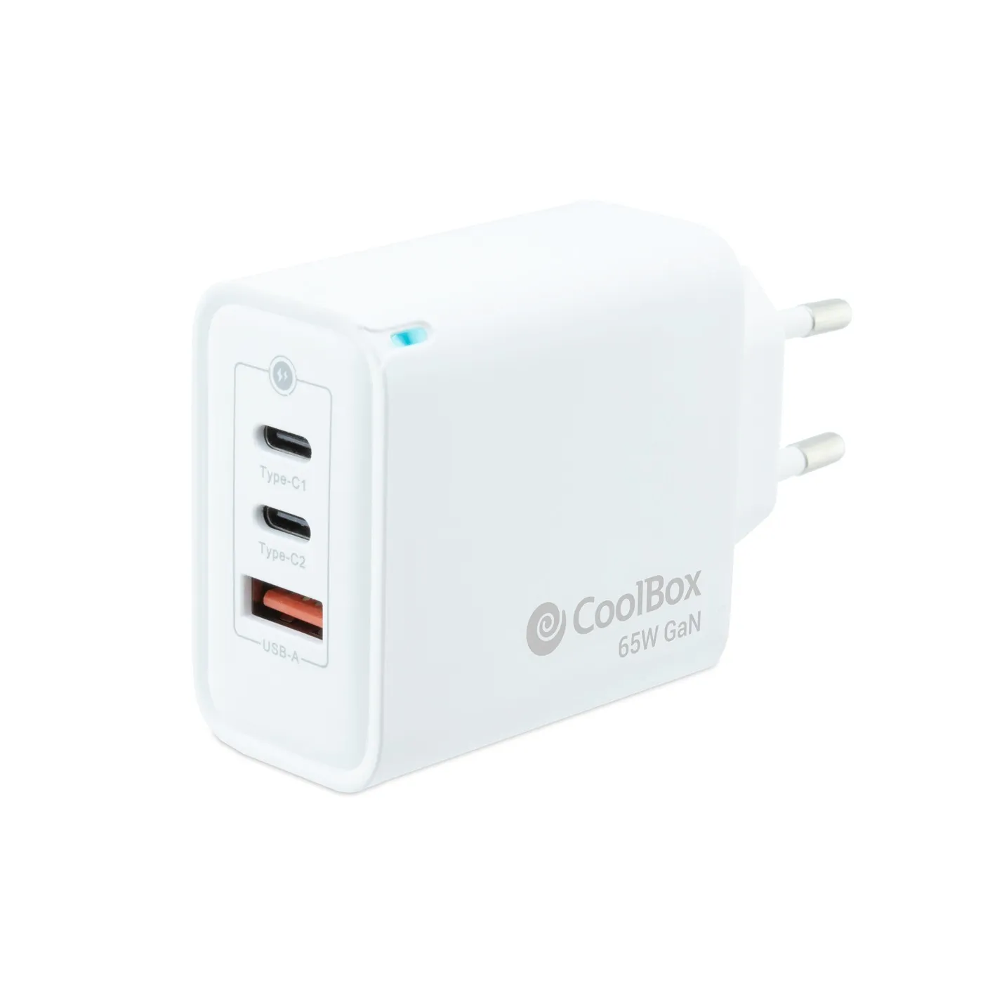 CoolBox COO-CUP-65CCA Caricabatterie per dispositivi mobili Universale Bianco AC Interno - immagine 1