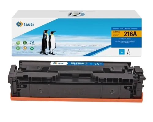 Toner G&G Hp W2411A(216A) C 850 Pag - immagine 1