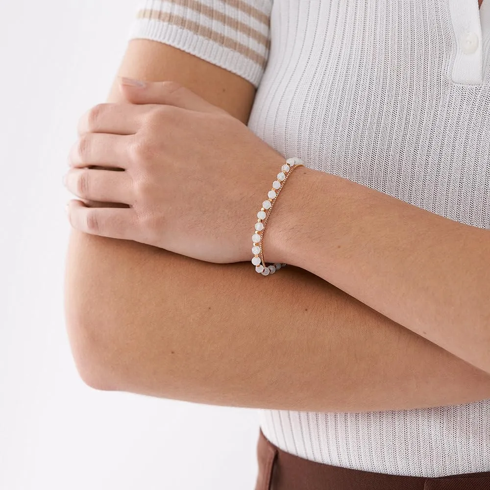 Fossil Women's Semi precious beads with lobster clasp closure bracelet - immagine 2