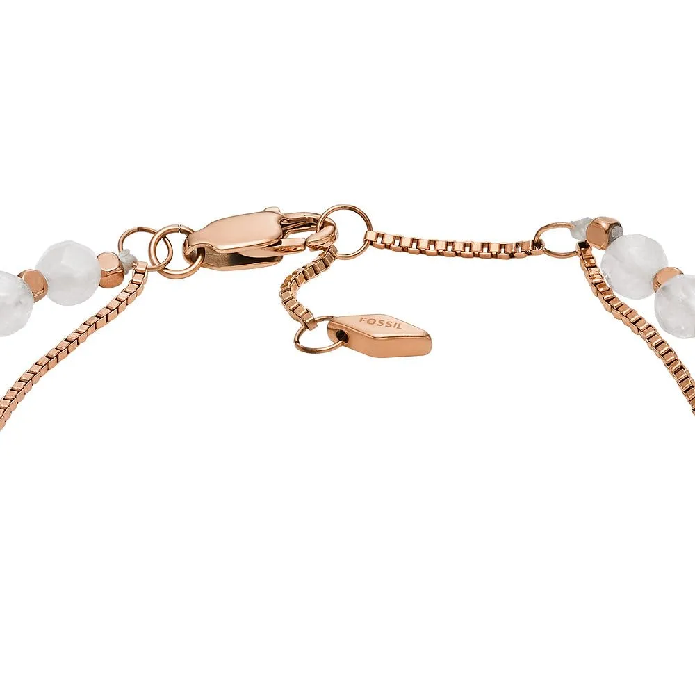Fossil Women's Semi precious beads with lobster clasp closure bracelet - immagine 5