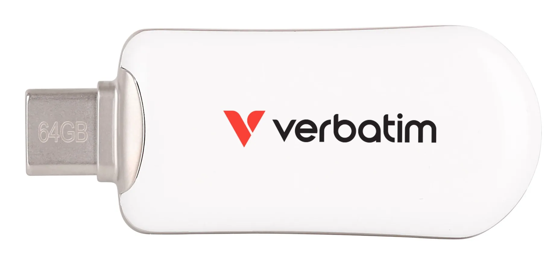Verbatim Pen Disk Plectra Usb-C 3.2 Gen 1 Flash Drive White 64Gb - immagine 1