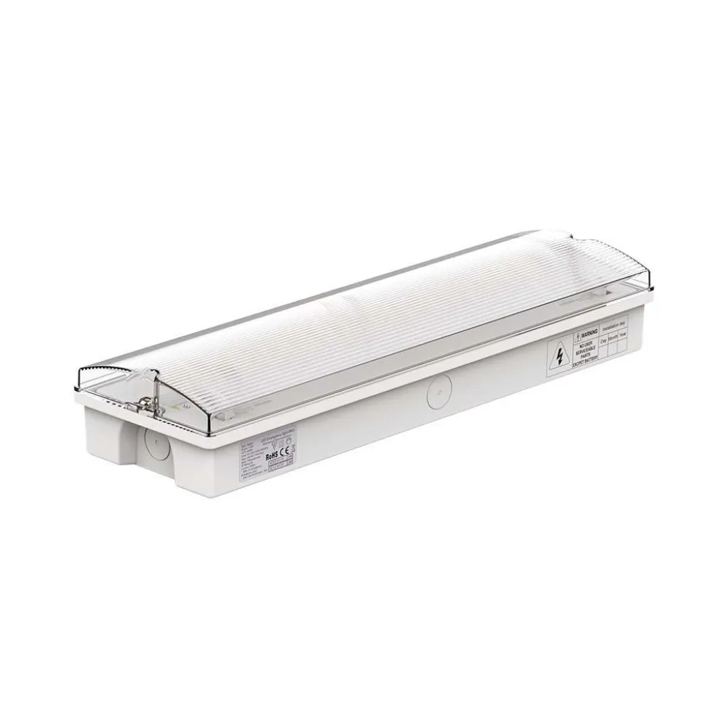 V-TAC Lampada LED di Emergenza 3W Con Pulsante di Test e RF Controller 6400K IP65 - immagine 1