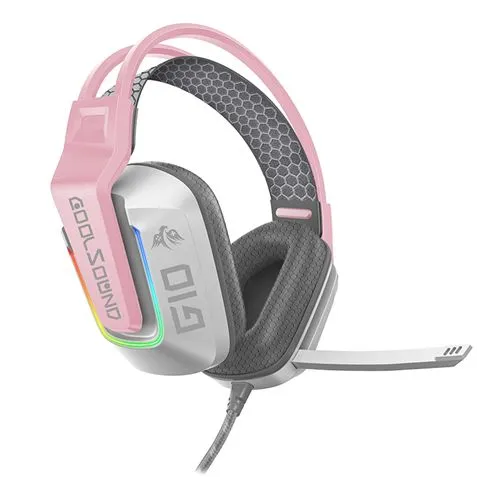 Cuffie da gioco Coolsound G10 - Compatibili con XBOX PS5 PS4 Switch e PC - Colore rosa - immagine 1