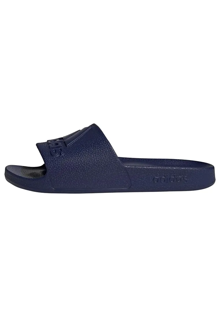 Adidas Unisex Adilette Aqua Slides Dark Blue / Dark Blue / Dark Blue 8 UK 42 EU - immagine 1