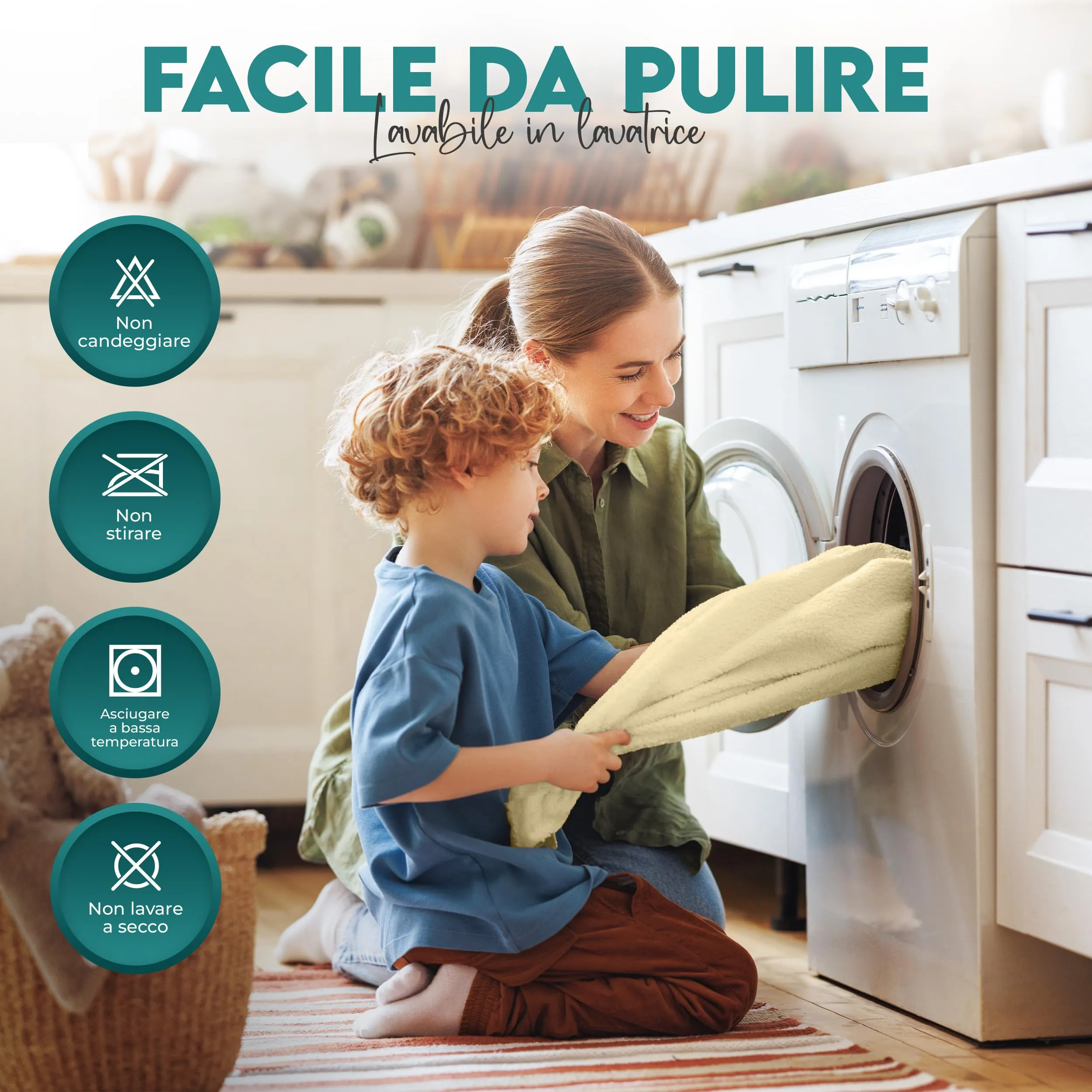 Utopia Bedding Coprimaterasso Matrimoniale Impermeabile 150 x 200 x 40 cm, Certificato OEKO-TEX, Proteggi Materasso, Traspirante, Lavabile, Stile Montato Tutto Intorno Elastico Beige - immagine 7