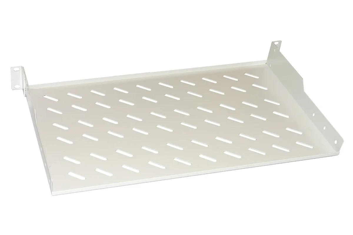 Ripiano Per Armadio 19 1 Unita' Profondita' 300 Mm. (Universale) 2 Attacchi (Frontali) Colore Grigio - immagine 1