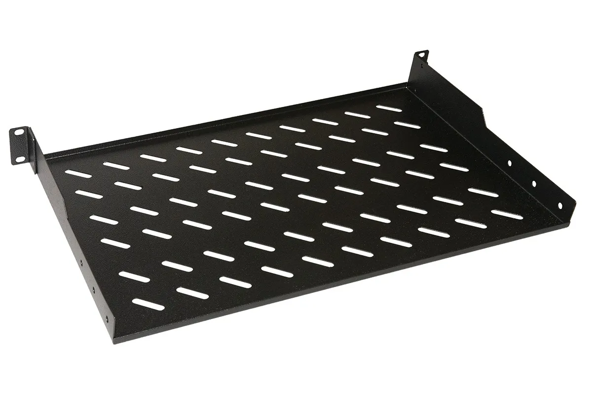 Ripiano Per Armadio 19 1 Unita Profondita 300 Mm. (Universale) 2 Attacchi (Frontali) Colore Nero - immagine 1