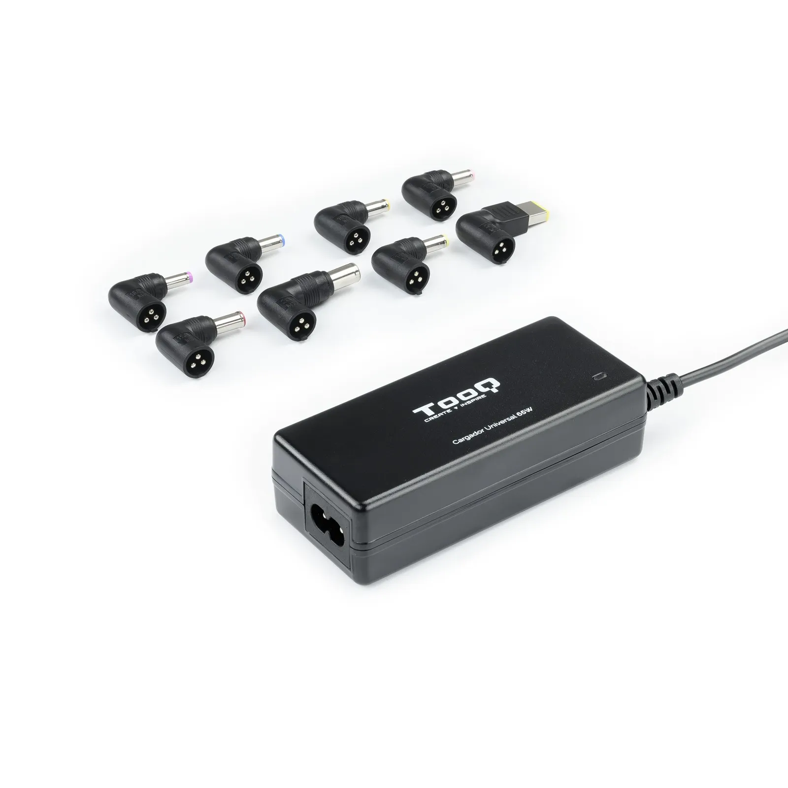 TooQ TQLC-65BS02AT adattatore e invertitore Interno 65 W Nero - immagine 1