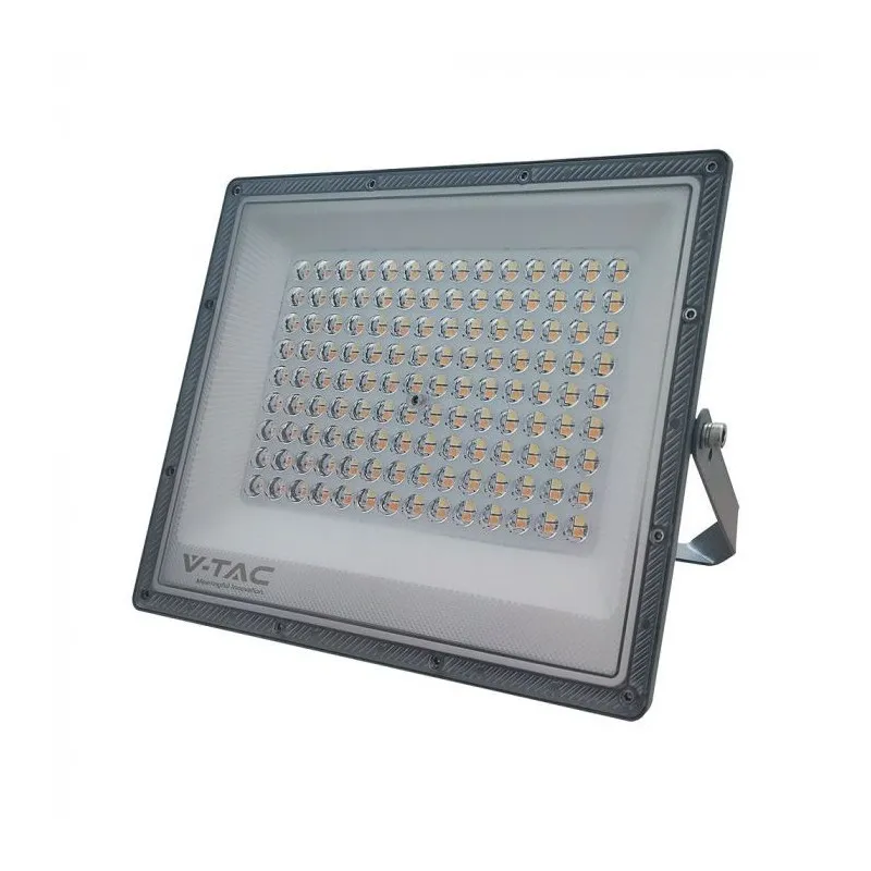 V-TAC Faro LED SMD 100W con Driver IC Integrato e LED Sostituibili Colore Grigio Scuro CCT 3in1 IP65 - immagine 1