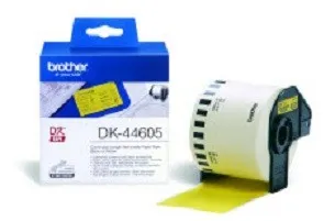ORIGINALE Brother Etichette Nero su giallo DK-44605 - immagine 1