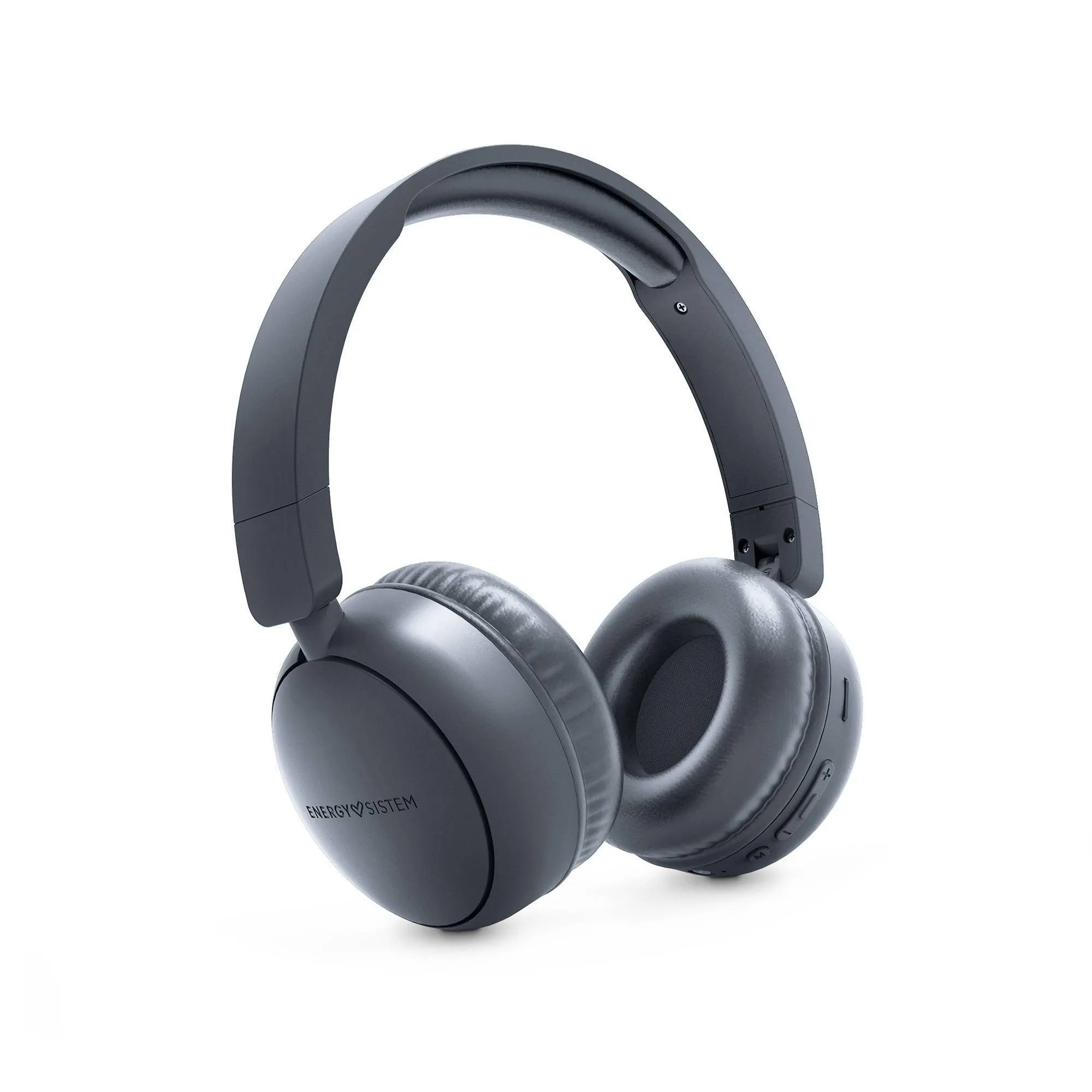 Cuffie Bluetooth Energy Sistem con Radio FM - 100% Plastica Riciclata - Lettore MP3 e Lettore MicroSD - Tecnologia Bluetooth - Colore Grigio - immagine 1