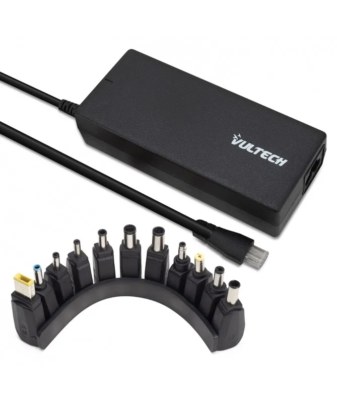 Vultech Alimentatore Universale Per Notebook 120W Rev. 2.5 Autosettante 10 Tips - immagine 1