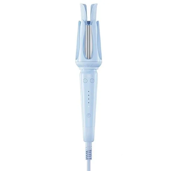 Arricciacapelli XO CF40 - 40W - Punta a 360- Autoarricciante - Controllo digitale della temperatura con 4 livelli - Spegnimento automatico - Blu - immagine 1