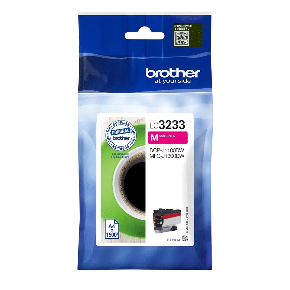 ORIGINALE Brother Cartuccia d'inchiostro magenta LC3233M LC-3233M 1500 pagine - immagine 1