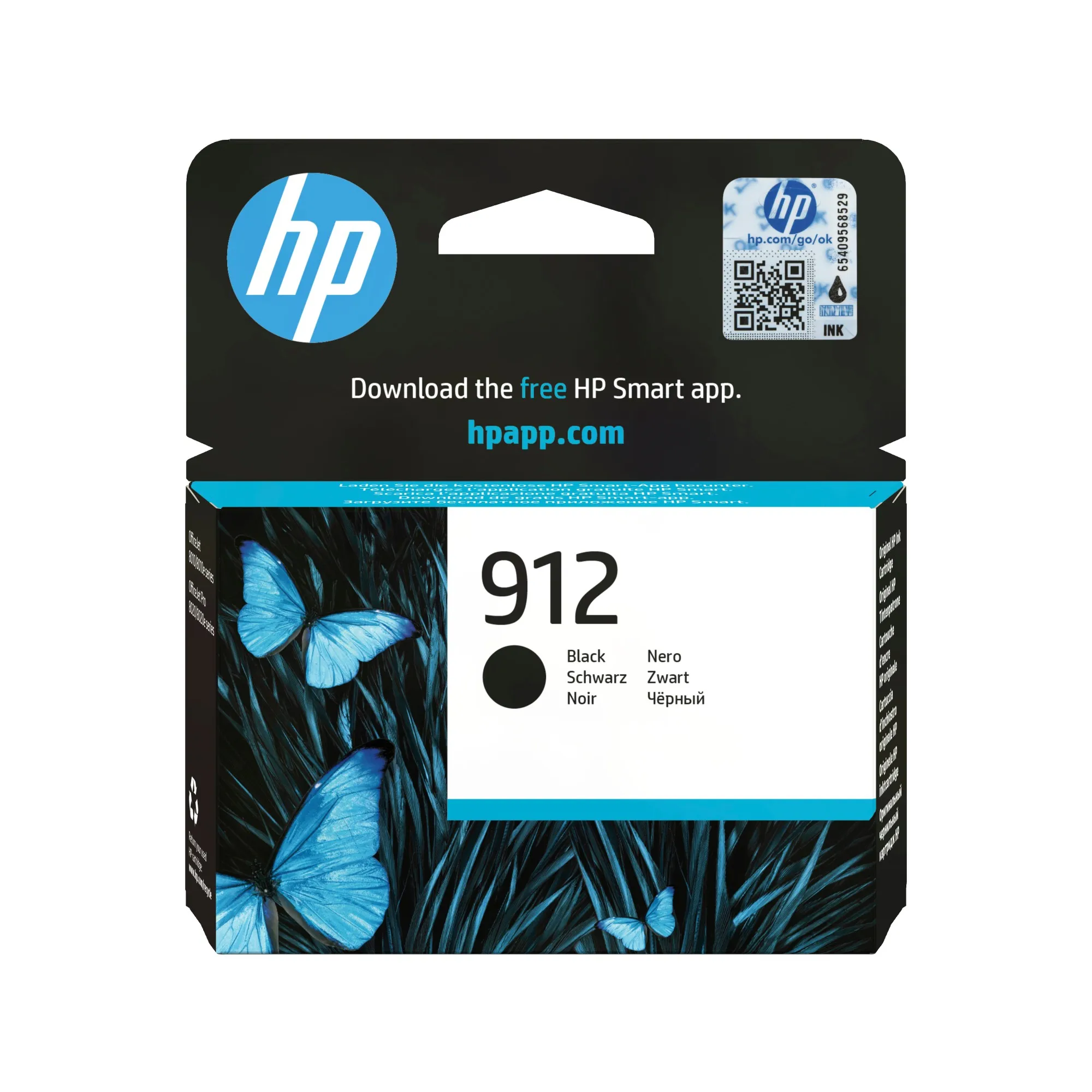 ORIGINALE HP Cartuccia d'inchiostro nero 3YL80AE 912 300 pagine - immagine 1