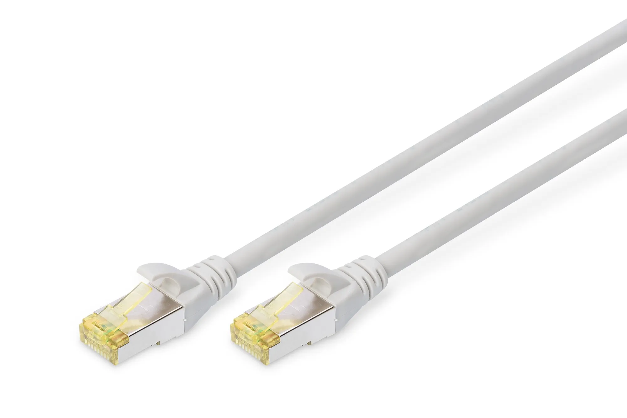 Cavo Rete S-Ftp Cat.6A Doppia Schermatura Lsoh Colore Grigio Mt. 15 - immagine 1