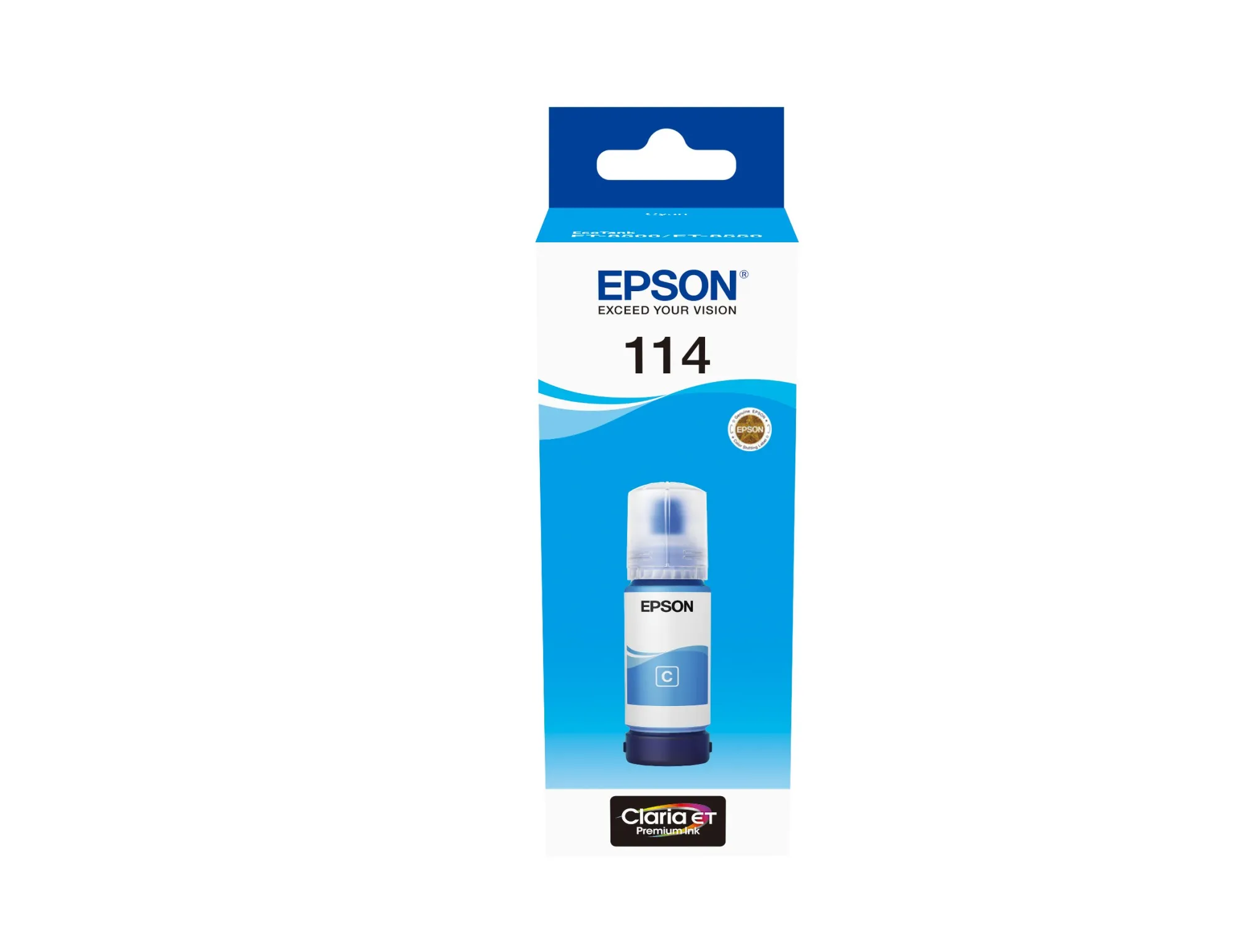 Epson Cart. Ciano 114 Ecotank Cyan Ink Bottle - immagine 1
