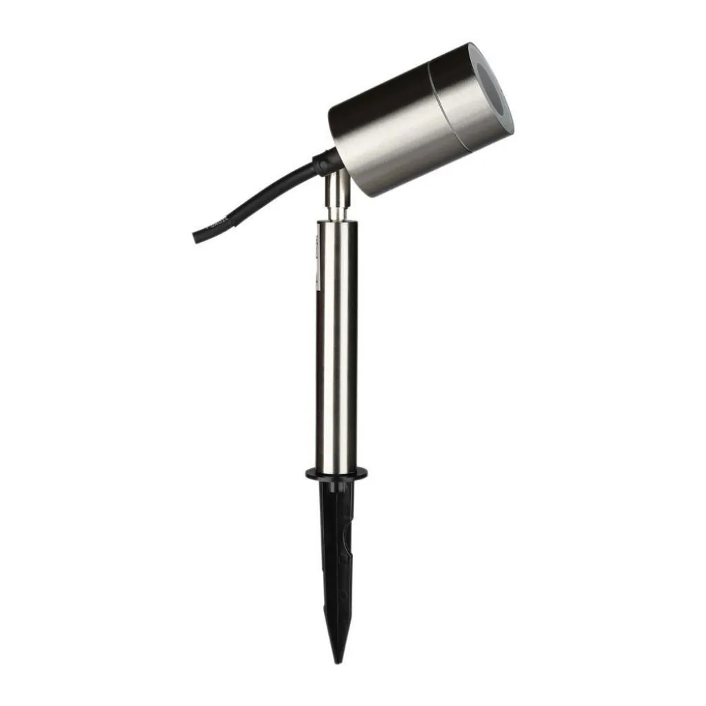 V-TAC Picchetto in Acciaio Inox con Portalampada GU10 (Max 35W) Orientabile IP44 - immagine 1