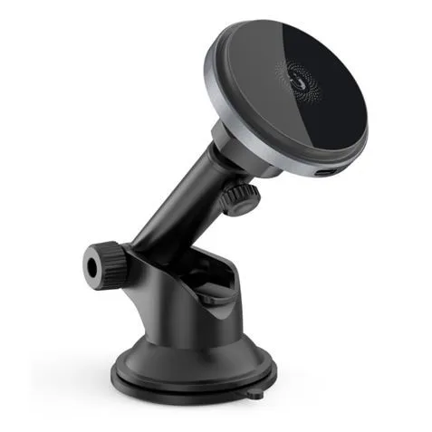 Caricabatterie wireless magnetico XO - Ricarica QI fino a 15 W - Rilevamento oggetti metallici - Colore nero - immagine 1