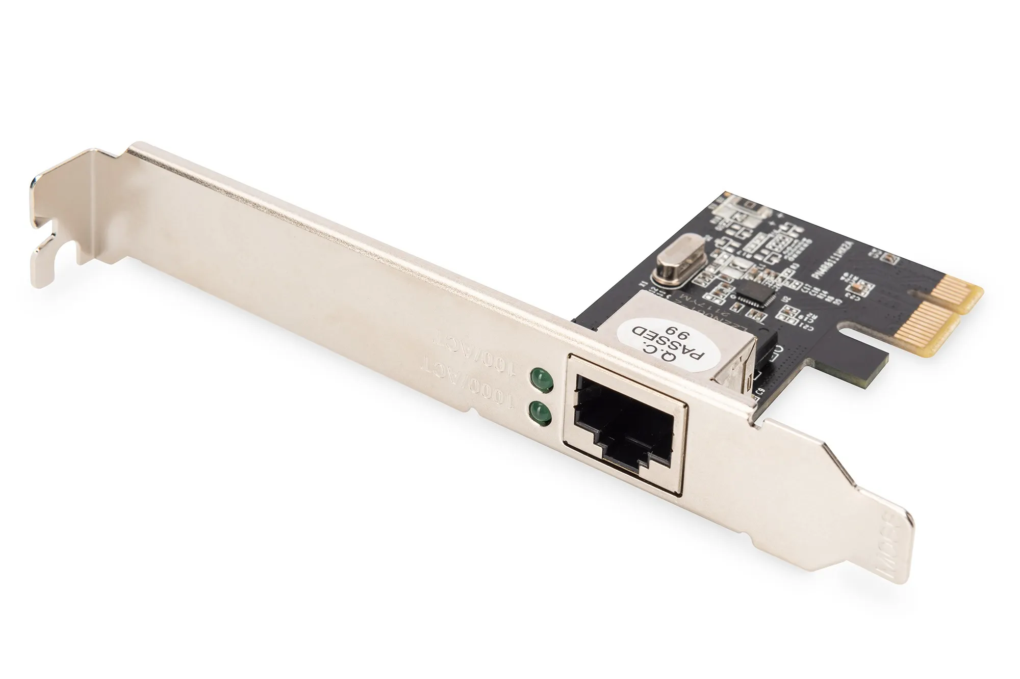 Scheda Di Rete Pci-Express Gigabit Ethernet Digitus Con Staffa Low Profile - immagine 1