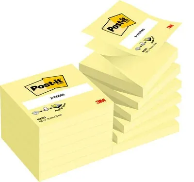 Post-It R330-CY pouch autoadesiva Quadrato Giallo 100 fogli - immagine 1